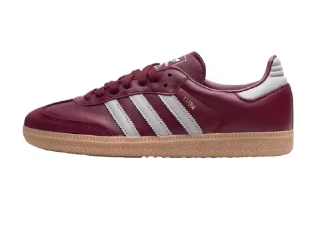 حذاء Adidas Originals Samba CNY "Year of Snake" مريح ومتعدد الاستخدامات ومضاد للانزلاق ومقاوم للارتداء للرجال والنساء باللون الأبيض