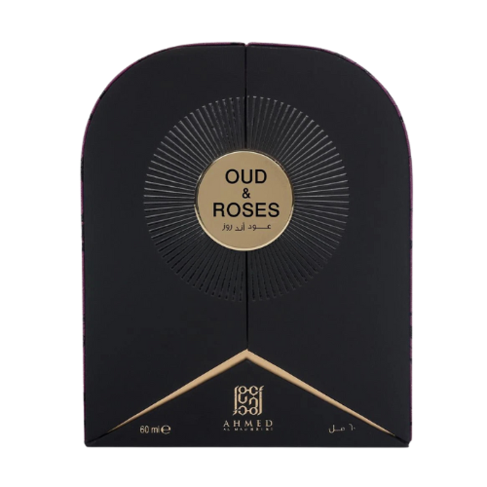 Ahmed Oud and roses eau de parfum, 60ml  For men and women  Turkish Rose Oud  Lavender Sandalwood Amber | Musk