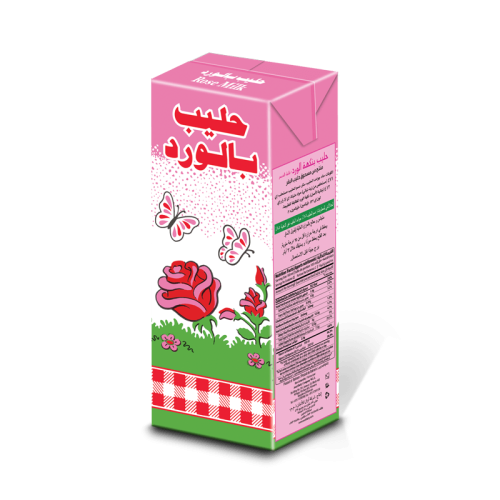 حليب أوال ورد