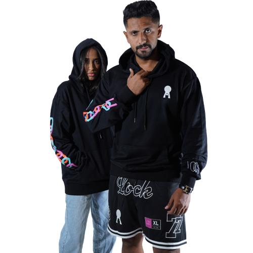 Lock Black Hoodie