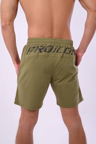 GYM SHORTS ARMY AND BLACK