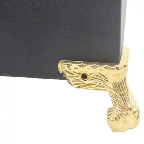 أرجل علب هدايا لون ذهبي 4 سم