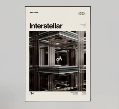 بوستر Interstellar بدون فريم