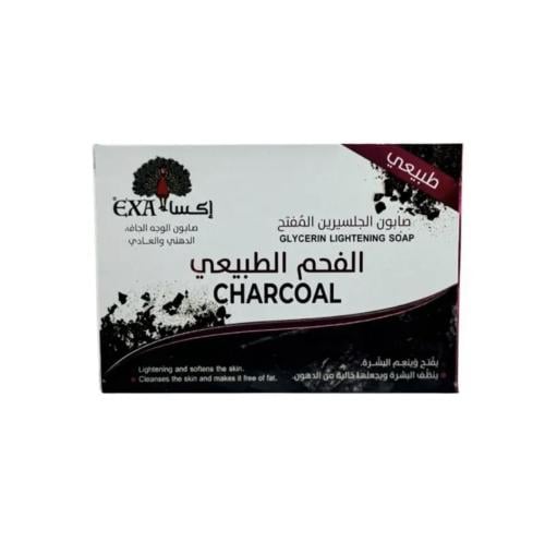 إكسا صابون الوجه الجلسرين المفتح بخلاصة الفحم الطب...