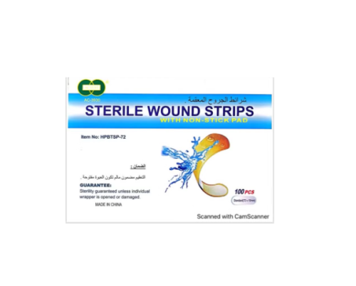 شرائط الجروح المعقمة ضد الماء STERIKE WOUND STRIPS