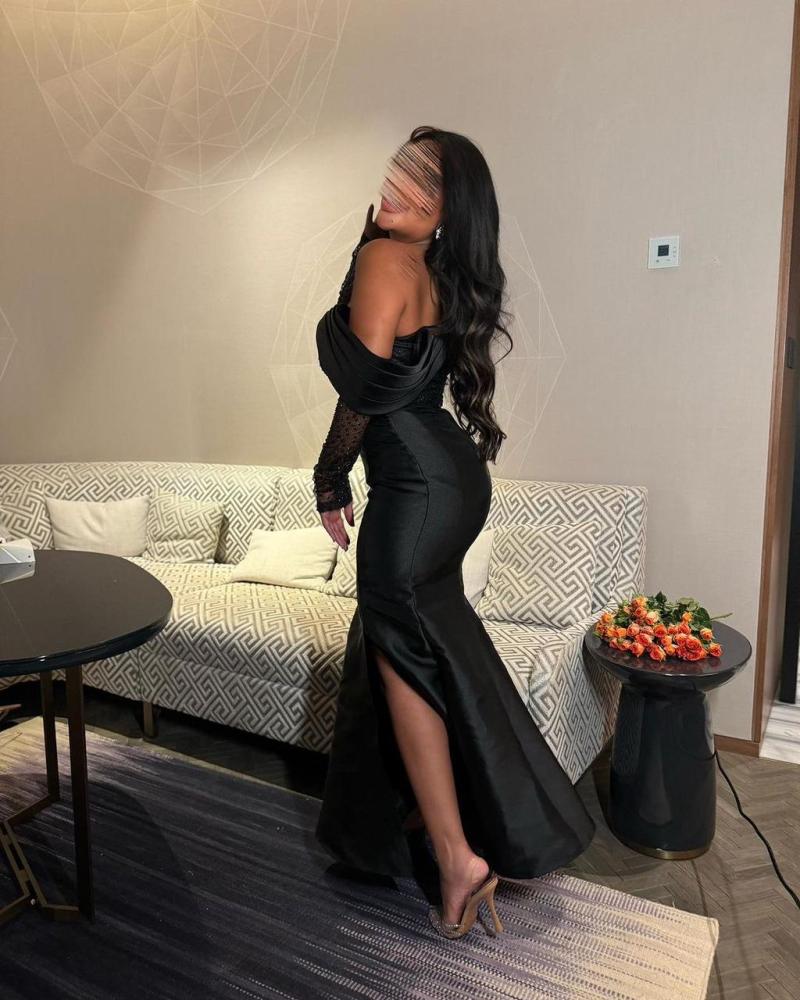 فساتين سهرة - فساتين نسائية -متجر فساتين - فستان اسود- فستان نوف فاشن