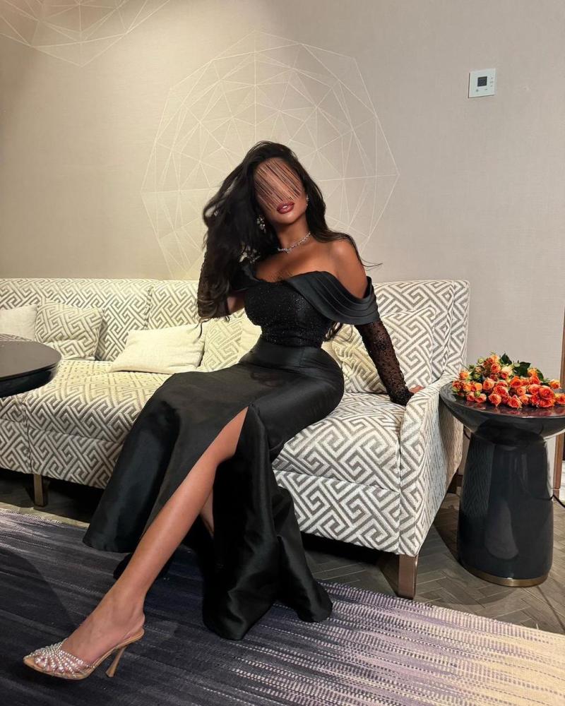 فساتين سهرة - فساتين نسائية -متجر فساتين - فستان اسود- فستان نوف فاشن