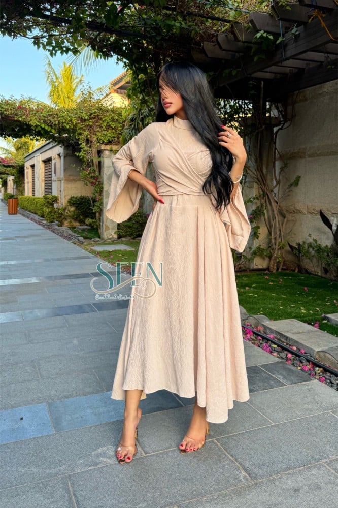 فستان نسائي بيج راقي
