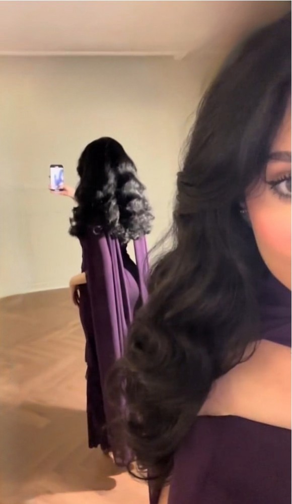 فستان موف غامق - فستان ليلكي