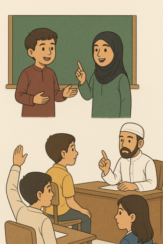 تقرير استراتيجية تدريس ( لعب الأدوار ) وورد و PDF