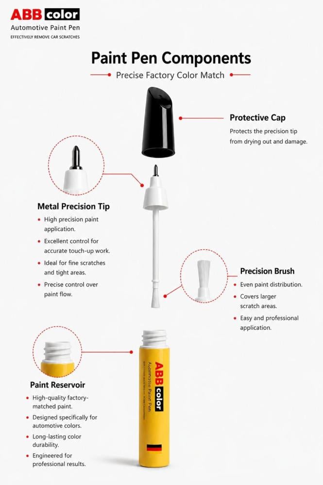 قلم ABBcolor لإصلاح خدوش السيارات