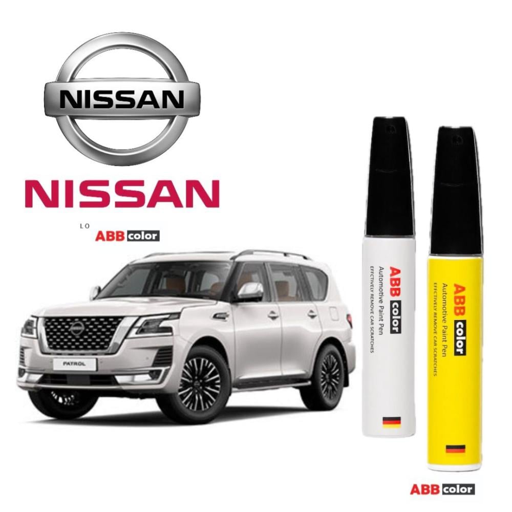 قلم خدوش السيارات نيسان باترول QAB Pearl White Tricoat
