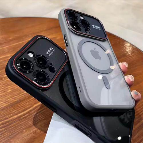 لهاتف آيفون 16 15 14 Pro Max 16Pro Max غطاء شحن لا...