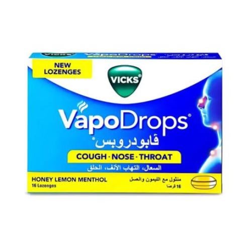 Vicks VapoDrops Honey - فيكس فابودروبس فابودروبس م...