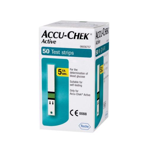 Accu Chek Active - شريط اختبار جلوكوز الدم أكيو تش...