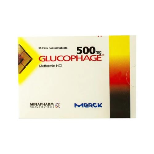 GLUCOPHAGE 500 TAB - قرص جلوكوفاج 500