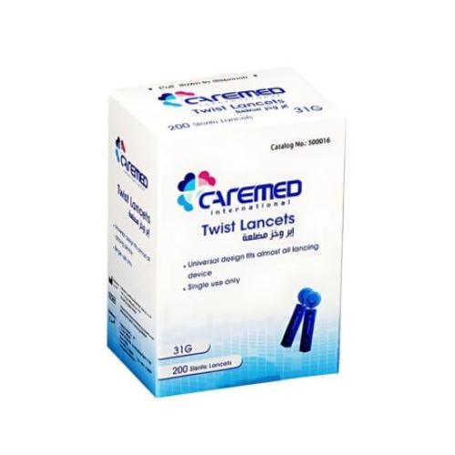 Caremed 31G - كاريمد 31G تويست لانسيت 200