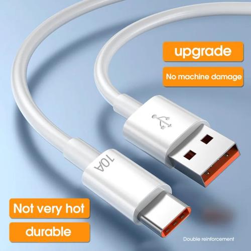 USB نوع C كابل 120 واط 10A سلك شحن سريع الهاتف الم...