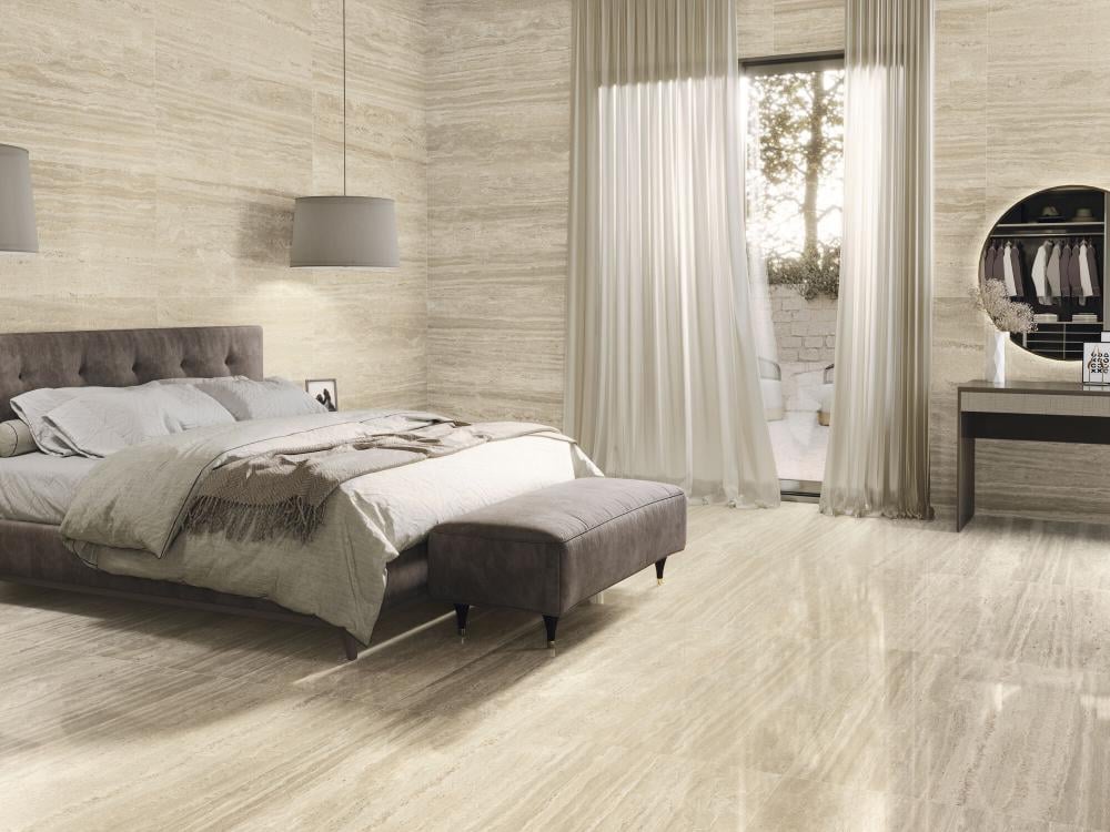 بورسلين ترافينتينو أسباني فينيس لميع | VENICE POLISHED - شركة المنى الذهبية لمواد البناء