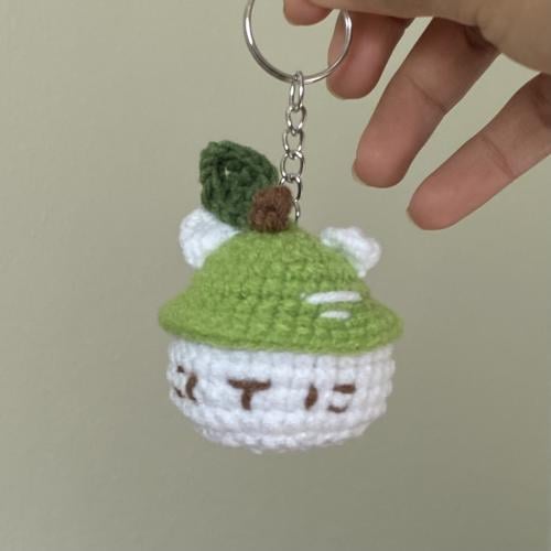 Green apple cat