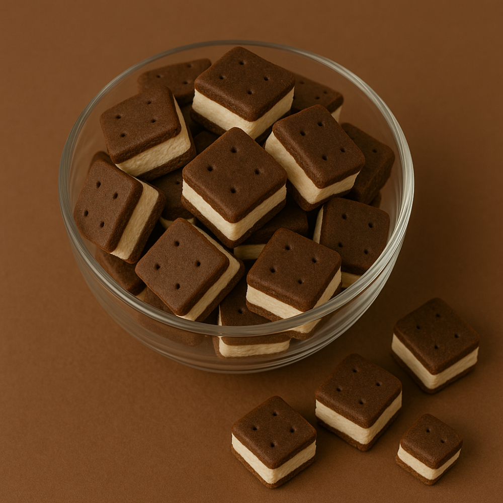 ايسكريم فانيلا ساندويتش مجفف بالتبريد   80  جرام