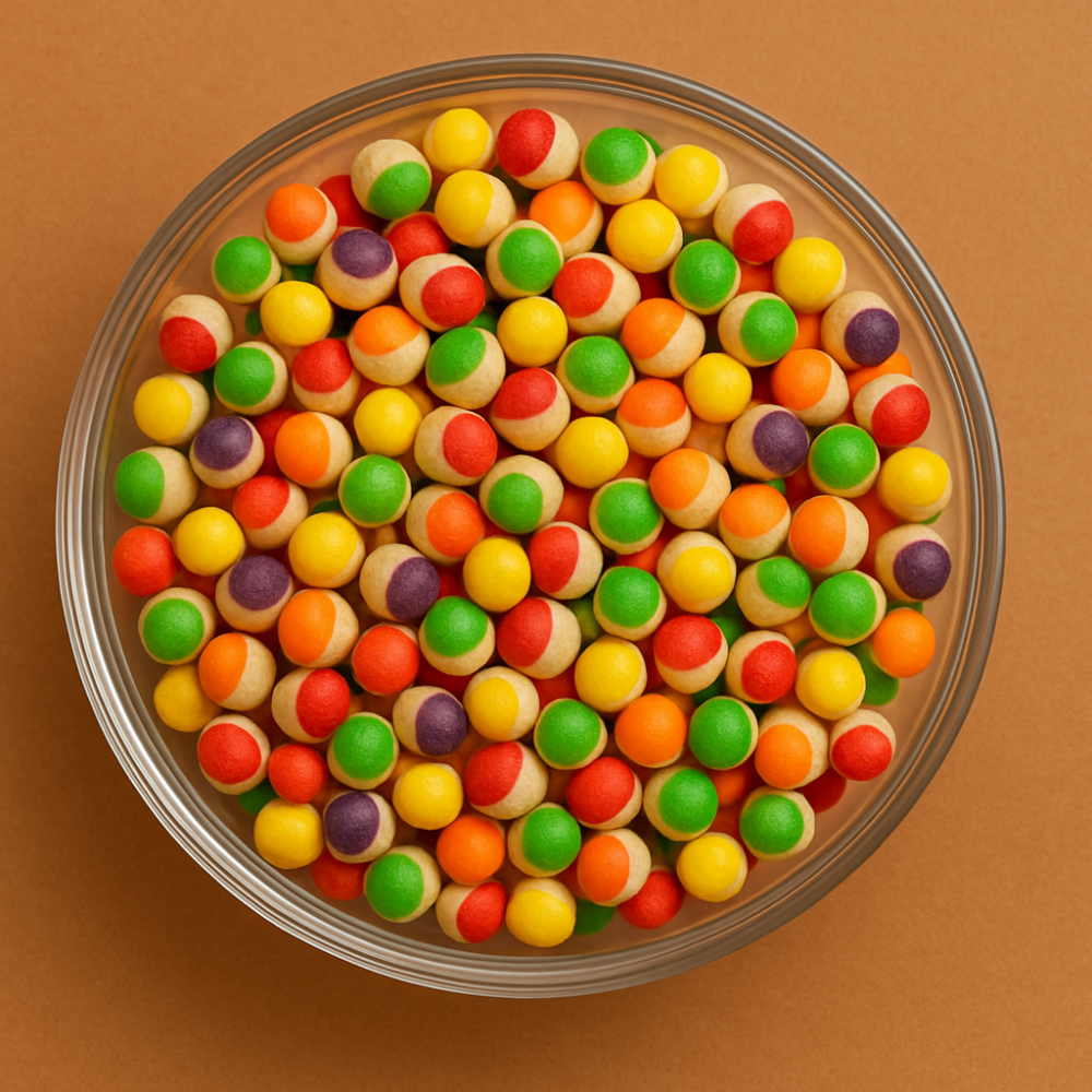 حلوى مقرمشة بالنكهة الحامضة مجففة بالتبريد    130جرام