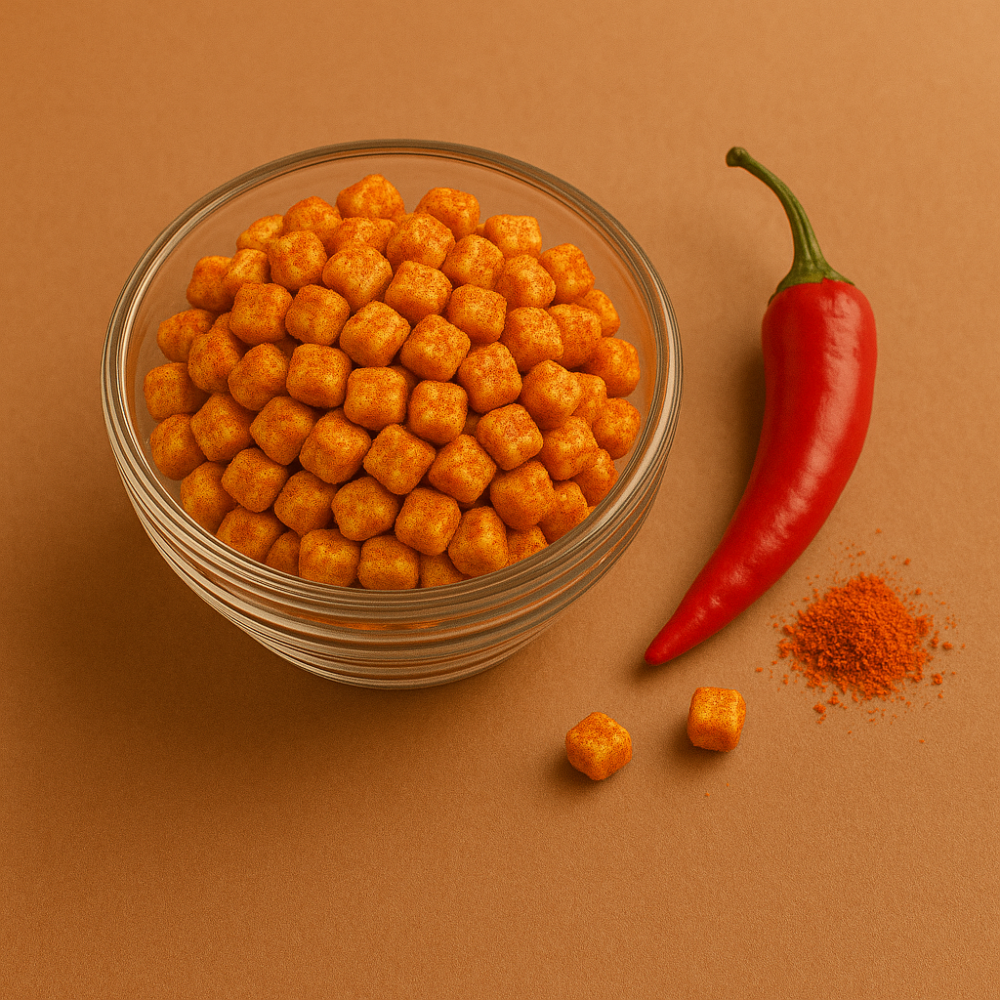 ذرة حلوة منكهة بالفلفل التشيبوتلي مجففة بالتبريد 100 جرام