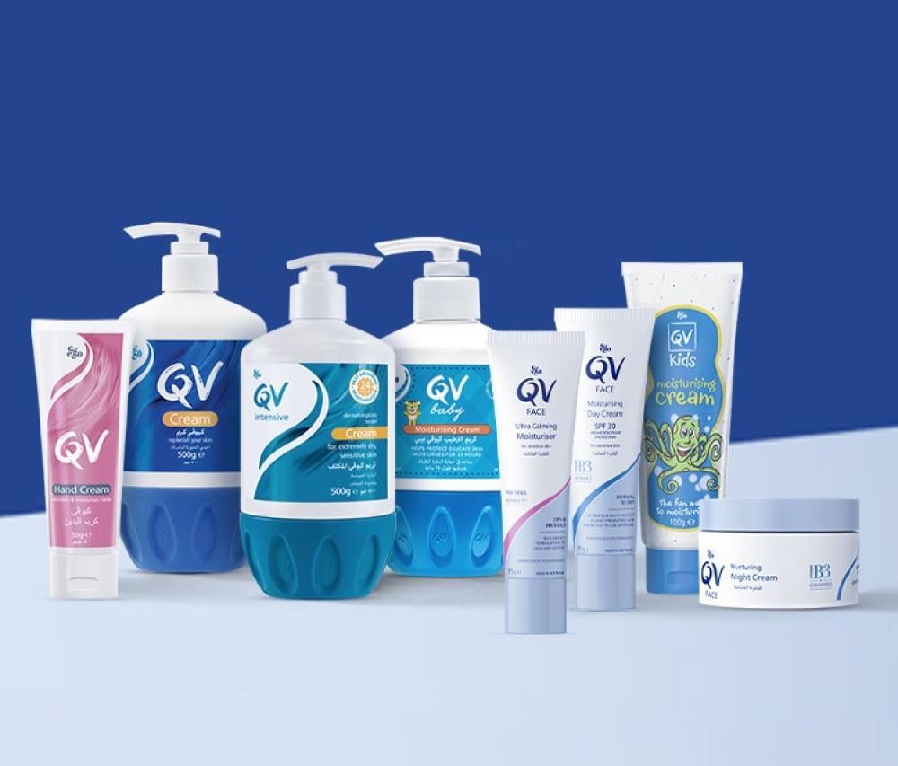 سر البشرة الصحية مع منتجات QV
