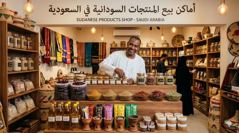 ماكن بيع المنتجات السودانية في السعودية
