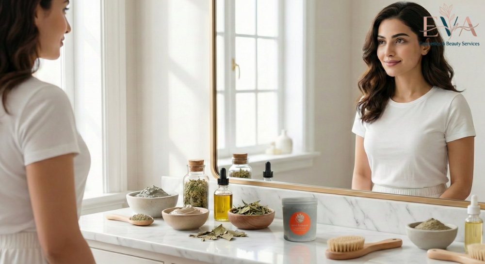 سر إشراقة نورة: الروتين اليومي للبشرة الطبيعية.