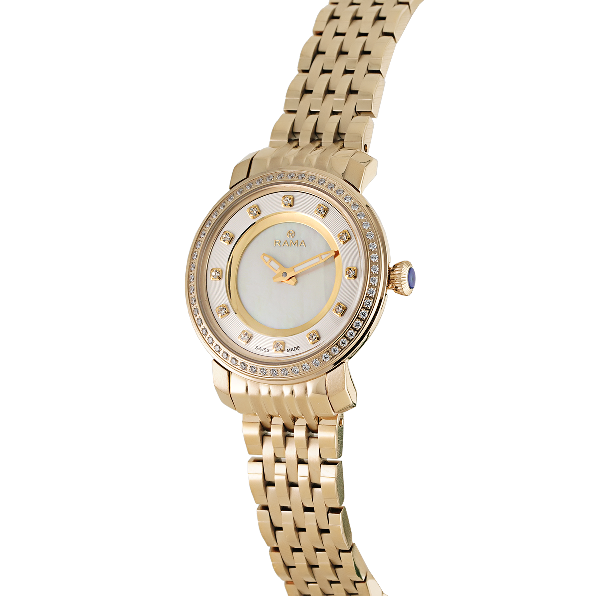 未使用品★Rama ラマ Swiss Made 18KT Gold レディース RAMA WOMEN'S WATCH VRA4642S01 - ALDAHAM