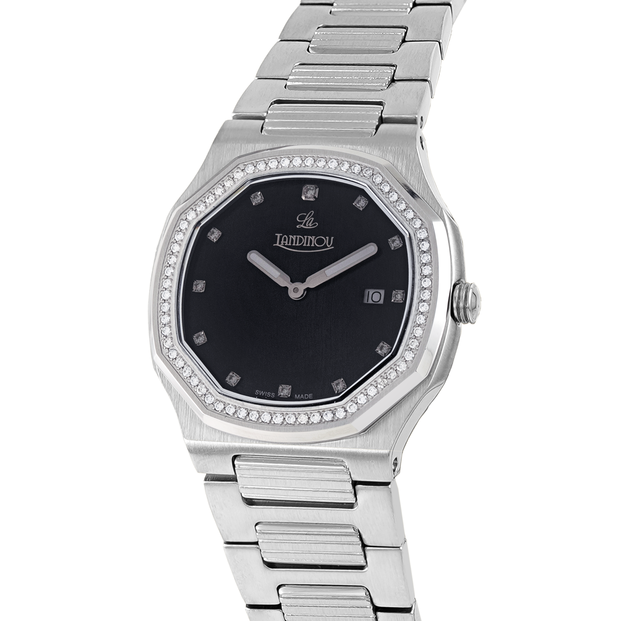 LANDINOV Diamond Men's Watch KLN1675S06 - ALDAHAM