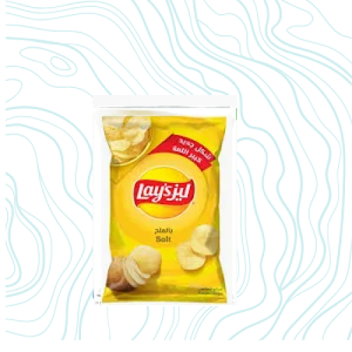 شبس ليز ملح 165 جرام