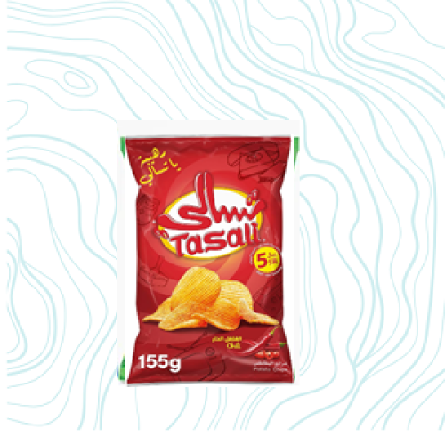 شبس تسالي كاتشب 155 جرام