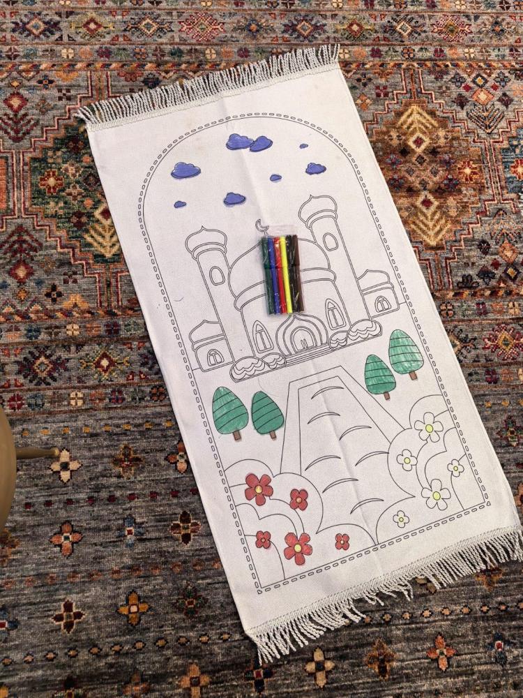 تلوين سجادة للأطفال ولادي