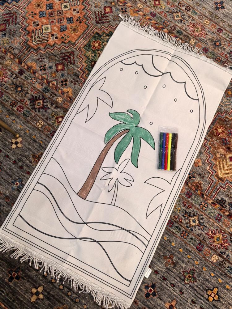 تلوين سجادة للأطفال ولادي