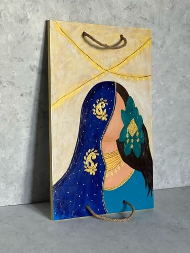 صينية خشب مرسومه يدويا