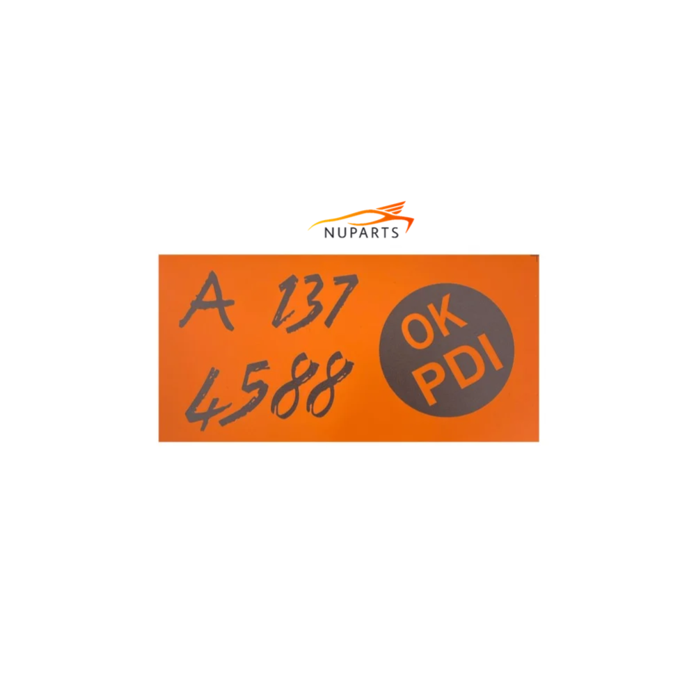 ستيكر زجاج امامي برتقالي