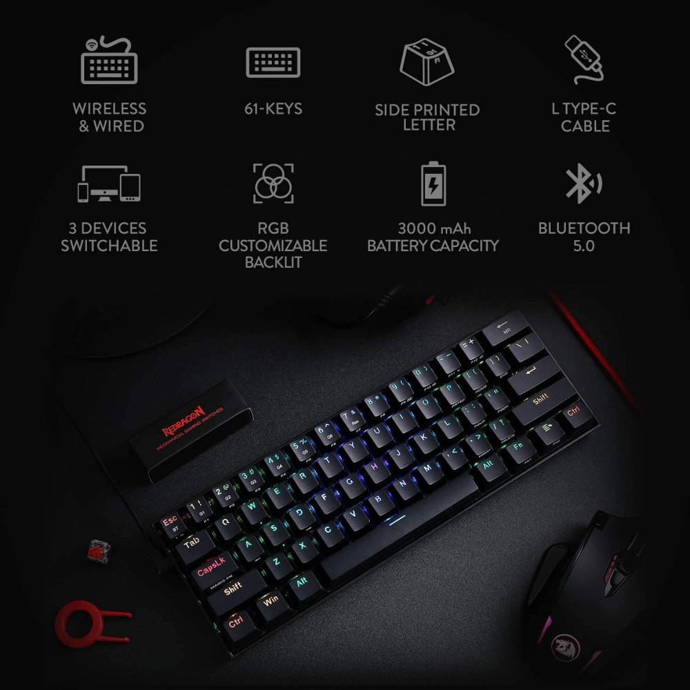 redragon k530 rgb modes