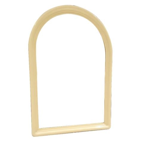 مراية 45X65 CM إيطار بلاستيك اصفر