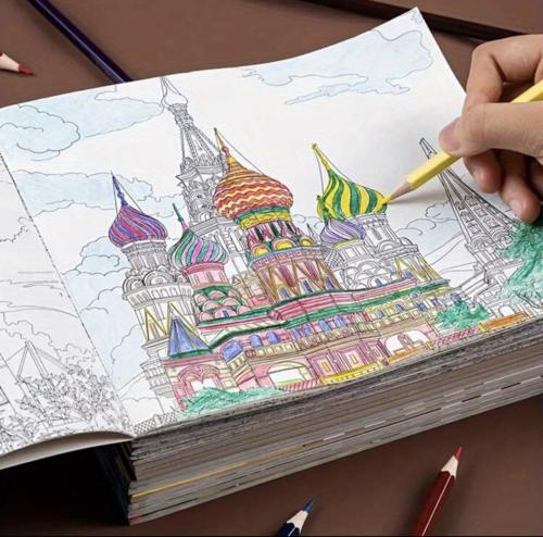 كتاب تلوين برسومات متعدده