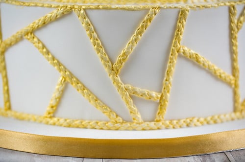 قالب سيليكون Plaited Borders