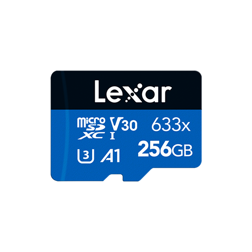 ذاكرة ليكسارا مايكرو اس دي Lexar 256GB تدعم 4K