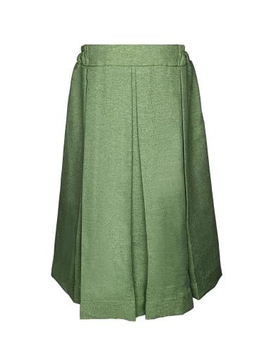 تنورة طويلة زيتي