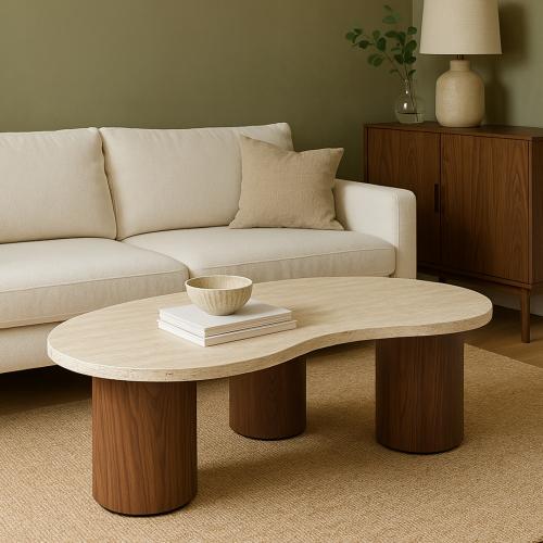 طاولة قهوة وسط خشب MDF