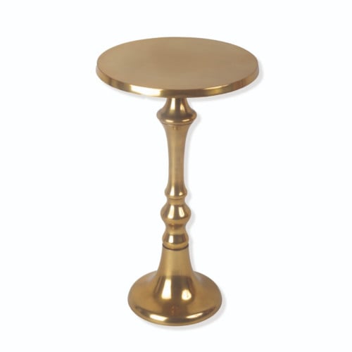 مقدمة - طاولة ضيافه معدنيه باللون الذهبي