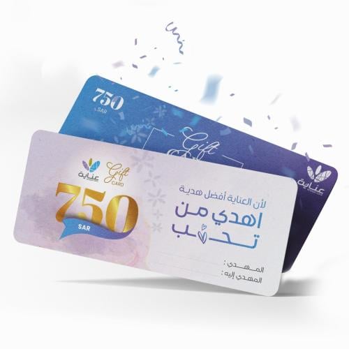 بطاقة اهداء بقيمة 750