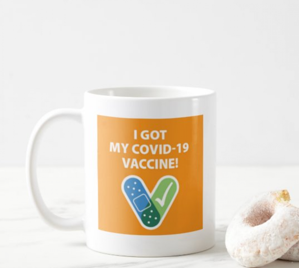 كوب مطبوع Vaccine من ع كيفي