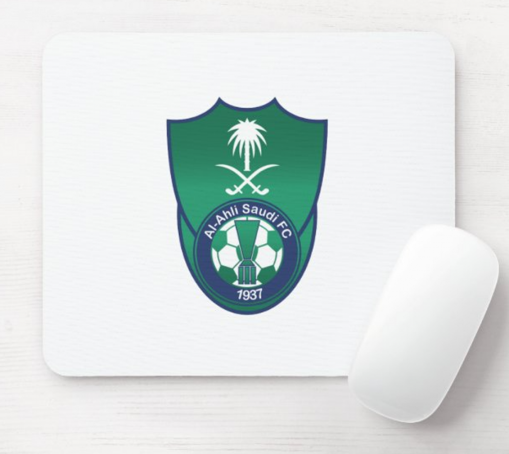 ماوس باد شعار نادي الاهلي السعودي مطبوع من ع كيفي