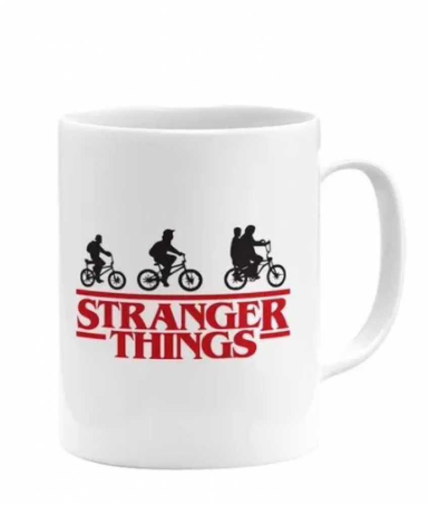 Stranger Things Cycling Printed Coffee Mug